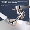 IPEA 1080 Degree Rotating Bathroom or Kitchen Sink Tap -