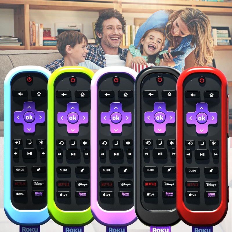 4Pack Roku Voice Remote Pro (2nd Edition), Case Compatible with