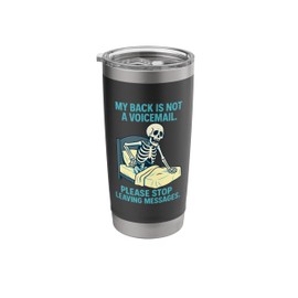Skeleton Out Of Bed Adulting Sarcasm For 30 Plus Wise Folk Stainless Steel Insulated Tumbler