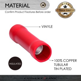 Conext Link 300 Wire Butt Connector Vinyl Red Blue Yellow 22-18 16-14 12-10 AWG Terminal