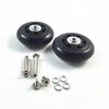 DOREKIN 2 Set Luggage Suitcase Replacement Wheels Axles and Wrench