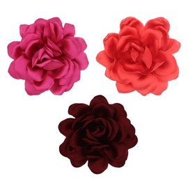 OAOSDH 3 Pieces Simulated Flower Brooch, Elee Hair Accessories, Classic Design Brooch, Clothing Decorative Brooch, Party Clothing Accessories