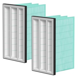 2 PCS MERV 14 Synthetic Pocket Air Filter Replacement for JET AFS-1000B,JDS Air-Tech 750-ER, JET AFS-1000C, JDS Air-Tech HP, JDS Air-Tech 350, Powermatic PM1200, 24"x12"x12"（708733）