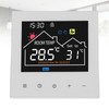 Pomya Smart Thermostat, LCD Display Touchscreen Thermostat Energy Efficient for