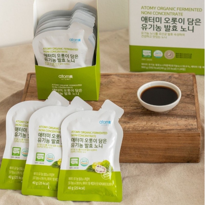 Atomy Organic Fermented Noni Pouch Type 48 Packets / 애터미