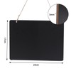 Pure Seek Chalkboard Chalkboard Wall Hanging Stylish Double Sided Black
