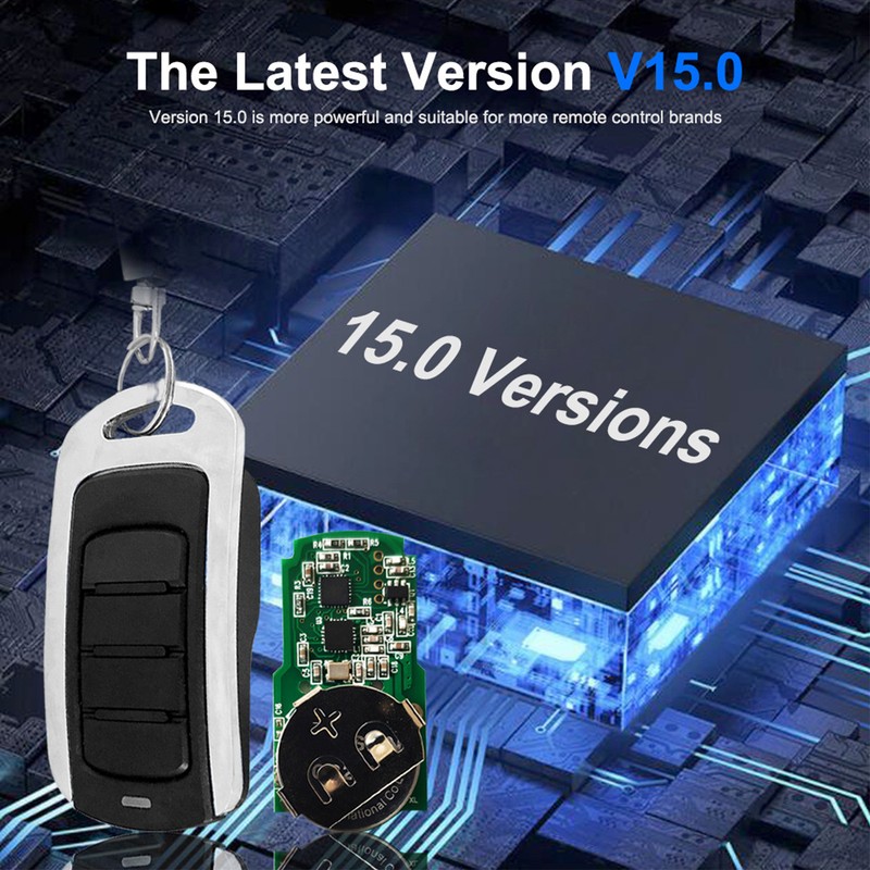 3V Garage Door Remote Control 433mhz 868mhz Remote Control Transmitter