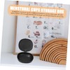 IWOWHERO 2pcs Case Storage Box for Period Cups Reusable Portable