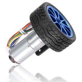 Gear Motor 12V Smart Car Kit Highprecision Flexible Commutation for Robot for Smart Car (Speed 100) hyuduo Motor with Encoder Gear Motor with Encoder Complete Motors