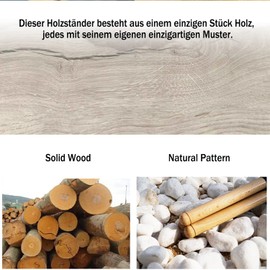 IFOOTAGE Timberpod Beech Wooden Tripod Minipod, 1/4 Inch Screw, 360° and 90° Flexible Ball Head, 2 Height Settings, imberpod Mini Tripod, Black