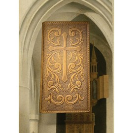 GENUINE TEXAS BRAND Custom 12 Gauge Shotgun Nocona Soft Leather Cross Long Wallet