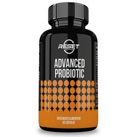 Advanced probiotic - 60 capsulas | Probióticos 60 Billones UFC’s - Probióticos Avanzados Hechos en USA | 1 capsula diaria | Digestion - Suplementos Alimenticios Libres de GMO | RESET NUTRITION