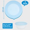 Purekra 4 Pack Silicone Lids for Corelle Vitrelle 428-PC 28-Oz