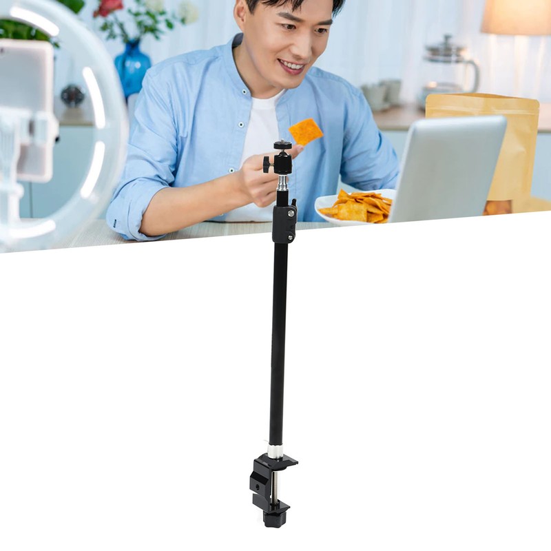 Desk Mount Stand Stretchable C Clamp Light Mount Stand for