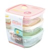 Lock&Lock Oven GLass Cooked Rice Storage Container for Freezer pastel
