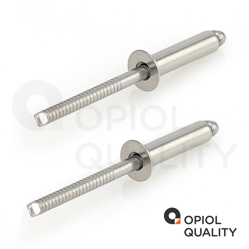 OPIOL QUALITY® Blind Rivets with Countersunk Head DIN 7337 (ISO