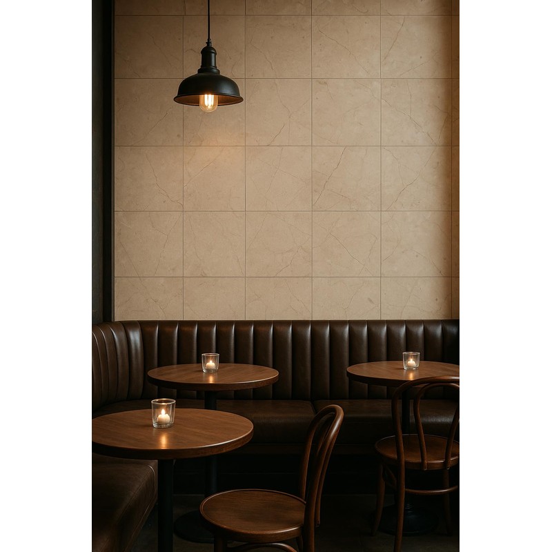Crema Marfil 12x12 Polished Marble Tile – Natural Stone Square