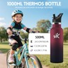 HoneyHolly Children's Water Bottle, 500 ml, BPA-Free, Stainless Steel, Leak-Proof