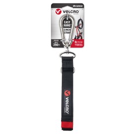 VELCRO Brand Garage Organization Easy Hang Cinch Strap Medium, Holds 250 pounds, 24in x 11/4in, Black, VEL-30802-USA