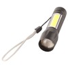 4Pcs Retractable Flashlight COB LED Zoom Flashlight Rechargeable Strong Light