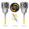 Damaged Screw Extractor - Remover for Stripped Head Screws, Nuts