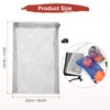 TIXIPEM 15 x 20cm Small Mesh Laundry Bags with Drawstring