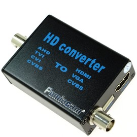 AHD41 4 in 1, convert AHD/TVI/CVI/CVBS signal to HDMI/CVBS video signal converter