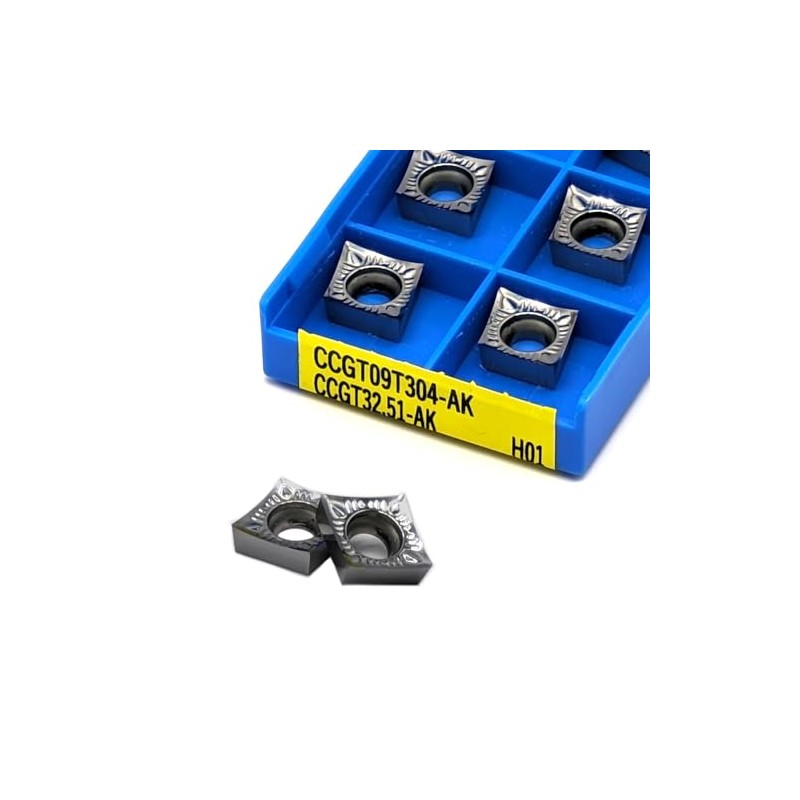 10pcs CCGT09t304 AK H01 CCGT32.51 Aluminium Cutting Carbide Lathe Inserts