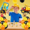 SKTMH Construction Birthday Decorations with Construction Happy Birthday Banner, Cupcake