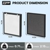 HSP001 True HEPA Filter Replacements Compatible with HATHASPACE HSP001 Smart