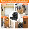 Key Safe with Number Code, Large Outdoor Key Cabinet with