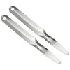 E-outstanding 2PCS Stainless Steel Flat Staplers Puller, Staple Remover Tools,