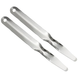 E-outstanding 2PCS Stainless Steel Flat Staplers Puller, Staple Remover Tools, Stainless Steel Crowbar Nail Lifter for Office Home Business