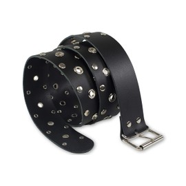 FashionCHIMP® Basic Rivet Belt Made from 100% Real Leather, Made in Germany -