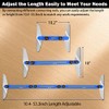 Stair Tread Template Tool, FEITON Stair Gauge Set Shelf Layout