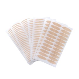 Ipetboom 60 Sheets of Women's Invisible Double Eyelid Paste Skincare Lace Sticker Fine Strips Round Olive Patterns
