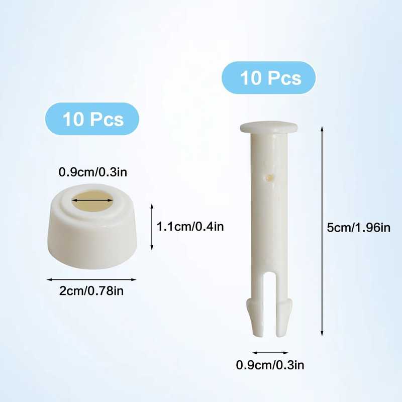 ZDNT 10 Pieces Plastic Pool Joint Pins Set Plastic Replacement