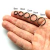 TUNUKE Ti Titanium Ring, Keychain, Key Ring, Key Hook, Carabiner,