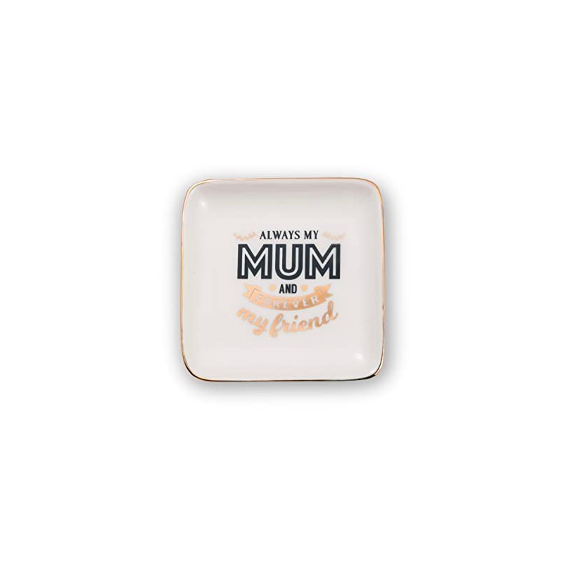 Always My Mum Forever My Friend Ceramic Trinket Tray Sentimental
