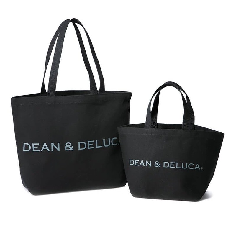 Dean & Deluca Tote Bag, Black, S/L, Eco Bag, Women's,