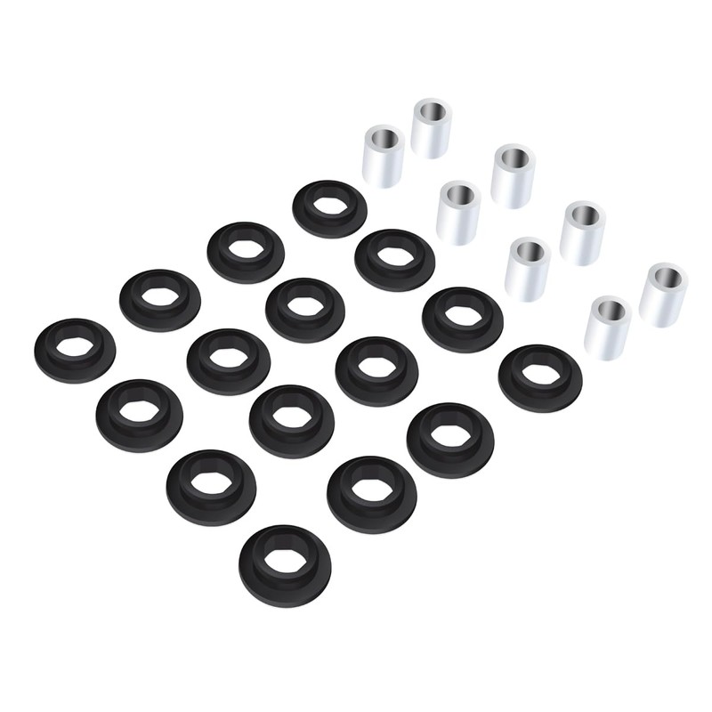 Shock-Absorbing Bushing Bearing Sleeve kit(16x Shock Bushing & 8X Bearing
