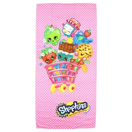 Shopkins Beach Shopping Cart Towel