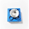 Metal Candle Cups with Round Flat Base - Prevents Wax