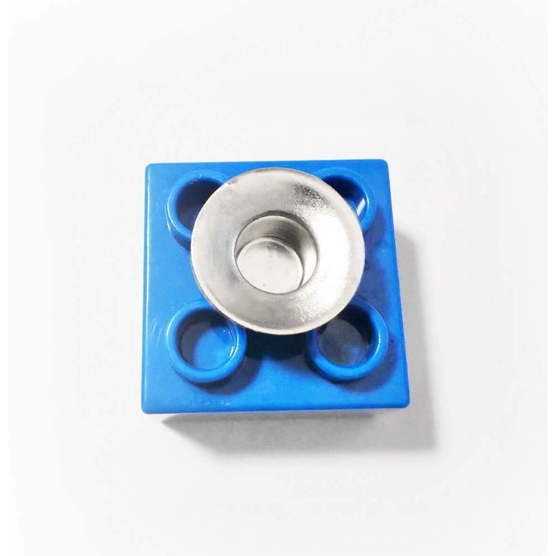 Metal Candle Cups with Round Flat Base - Prevents Wax