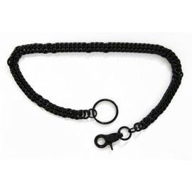 Men's Fashion Jewelry Wallet Chain Rock Punk Chunky Double Metal Links Classic Black Color