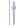 Luscious Lavender Purple Plastic Forks, 72 Count