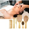 Peine De Madera para Masaje, Cepillo para El Cabello, Peine