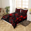 Tabeskly Boy Kids Geometry Square Lattice Bedding Single Duvet Cover