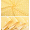 GreatRise 7 Pieces Yellow Series Patchwork Fabrics Package Cotton 50