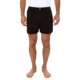 Beach Outfitters Men's Walking Cotton Shorts, Black, 36